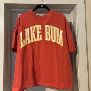 Modish Rebel Orange Lake Bum Graphic Tee